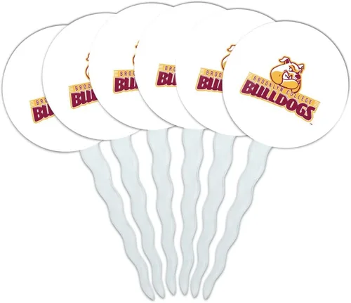 Vista 52 de Abilene Christian - Juego de 6 palillos para cupcakes con logotipo secundario