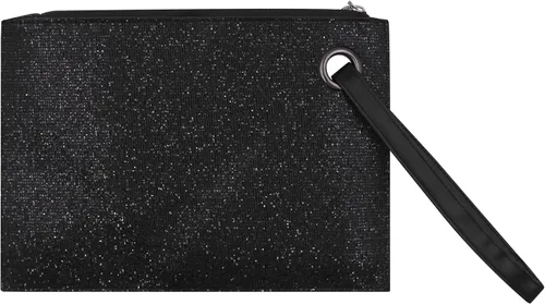 Vista 2 de Caviotess Bolso de mano con lentejuelas brillantes para mujer, bolso de noche con purpurina para fiesta, boda, Negro