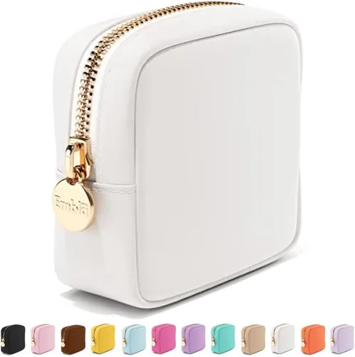 Vista 16 de Bolsa de Maquillaje de Viaje Embla Bolsa de Artículos de Aseo de Viaje, Negro, Mini, Mini