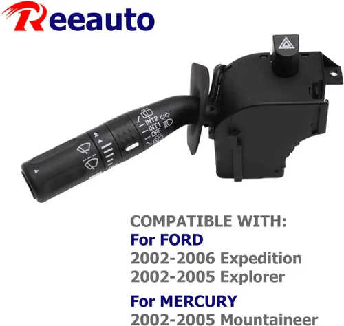 Vista 3 de Interruptor de señal de giro multifunción para faros delanteros, interruptor del limpiaparabrisas compatible con 02-05 Explorer 03-06 Expedition