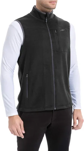 Vista 6 de TRAILSIDE SUPPLY CO. Chaleco de forro polar con cremallera completa para hombre
