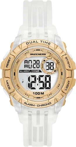 Vista 5 de Skechers Reloj digital deportivo de silicona para mujer
