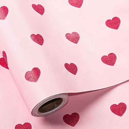 Vista 15 de LeZakaa Rollo de papel de regalo de cumpleaños, letras de feliz cumpleaños, diseño holográfico colorido para baby shower, envoltura de regalo