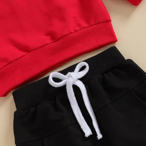 Vista 6 de Foidiccx Conjunto de ropa de otoño e invierno para bebé niño y niña