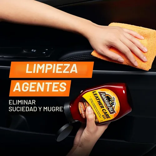 Vista 4 de Armor All 10961 gel para cuidado de cuero y paño de microfibra, gel para el mantenimiento de cuero , 18 onza