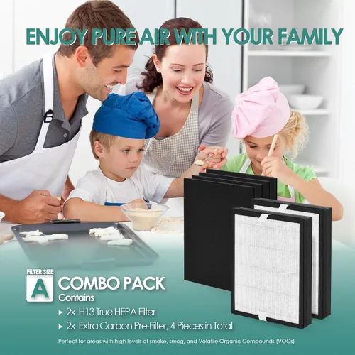 Vista 3 de Idylis - Filtro de repuesto para purificador de aire Filtrete FAP-C01-A e Idylis AC-2119 IAP-10-100 IAP-10-150 IAPC-40-140 con filtro Idylis