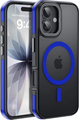 Vista 68 de Funda magnética para iPhone Air con protector de lente de cámara, protección grado militar de 10 pies, compatible con funda MagSafe Slim para iPhone