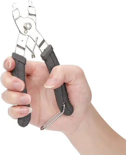 Vista 6 de Oumers Bike Master Link - Herramienta de alicates 2 en 1 para cadena de bicicleta, abridor de eslabones rápidos, removedor de cierre compatible