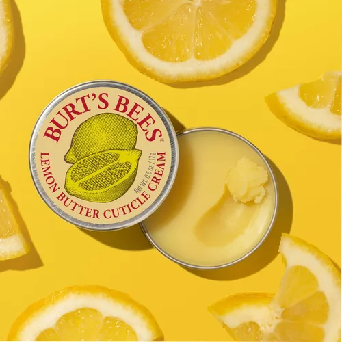 Vista 3 de Burt's Bees Crema de mantequilla de limón para cutículas, 0.6 onzas.