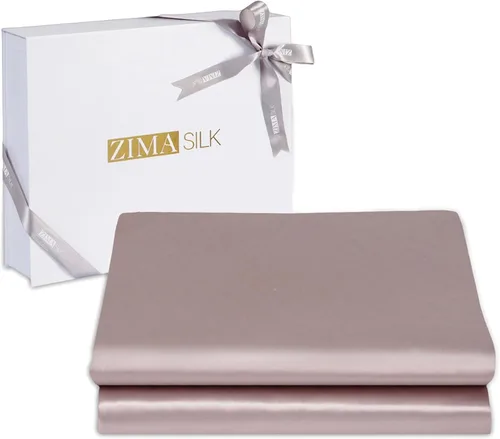 Vista 9 de ZIMASILK Sábana bajera ajustable 100% seda de morera 19 Momme, sin costuras, con bolsillo profundo, suave, sedosa e hipoalergénica para un sueño