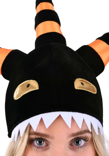 Vista 7 de Nightmare Before Christmas Sombrero de peluche de arlequín demonio