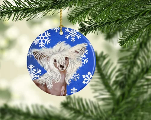 Vista 85 de Caroline's Treasures Cavalier Spaniel - Adorno de cerámica para colgar en el árbol de Navidad, para el hogar, Navidad, fiestas, regalo, 3 pulgadas