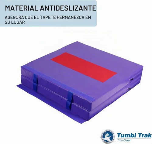 Vista 3 de Colchoneta Tumbl Trak Junior para hacer ejercicio Púrpura