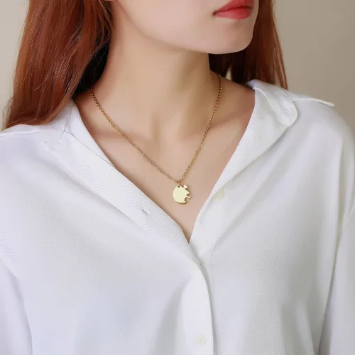 Vista 7 de MEALGUET Collar con inicial de acero inoxidable con forma de corazón y nombre personalizado, 23456 piezas para familia, amor, mejor amigo, juego