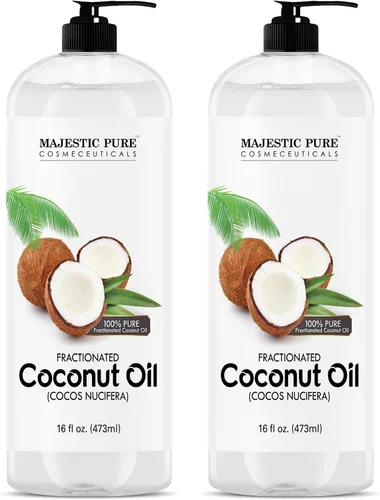 Vista 11 de Majestic Pure Aceite de coco fraccionado, aceite de masaje relajante, aceite portador líquido para diluir aceites esenciales, aceite hidratante