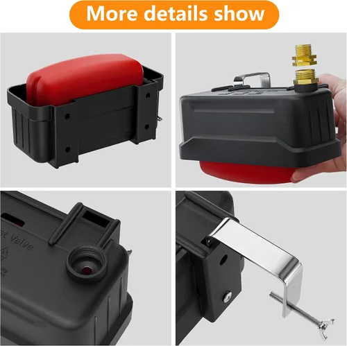 Vista 6 de Válvula de flotador automática de canal de agua para ganado con conector de cobre y cinta PTFE, control automático de nivel de agua, válvulas