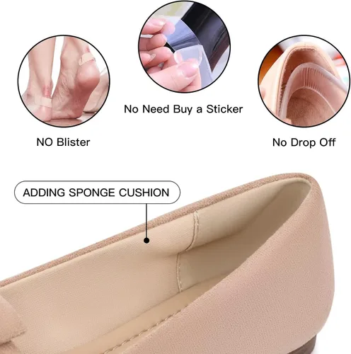 Vista 2 de MUSSHOE - Zapatos planos para mujer, de espuma viscoelástica, cómodos y puntiagudos