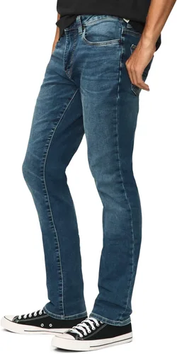 Vista 2 de Buffalo David Bitton - Vaqueros ajustados de Ash para hombre Auténtico lavado.