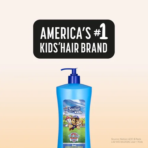 Vista 7 de Champú y acondicionador Suave Kids 2 en 1, mango puramente impresionante
