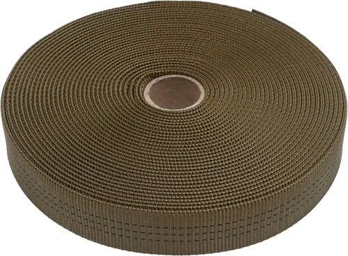 Vista 11 de GM CLIMBING - Cinta de correa tubular de nailon de 1 pulgada, certificada CE, UIAA, 4000 lb de alta resistencia para cuerda de rescate de escalada