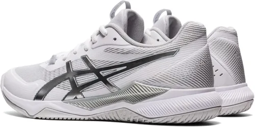 Vista 3 de ASICS Gel-Tactic - Zapatos deportivos de interior para mujer, BlancoPlata pura