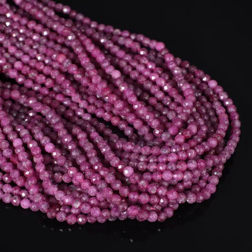 Vista 68 de 180 piezas 2mm Cuentas de piedras preciosas de turquesa africana natural facetada redonda suelta para hacer joyas