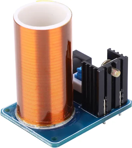 Vista 5 de Kit de bobina Tesla, Mini Tesla Coil Remote LED Kit de módulo de chispa Kit de bricolaje electrónico DC 12V (producto terminado)