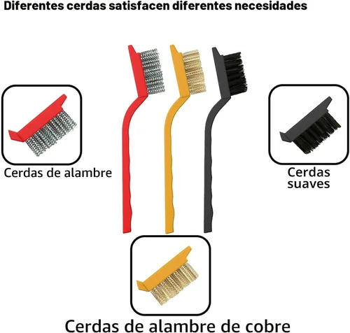Vista 8 de Cepillo de limpieza de hendiduras, nueva herramienta de cepillo de limpieza multifuncional, cepillo para huecos de baño, hogar, cocina, baño