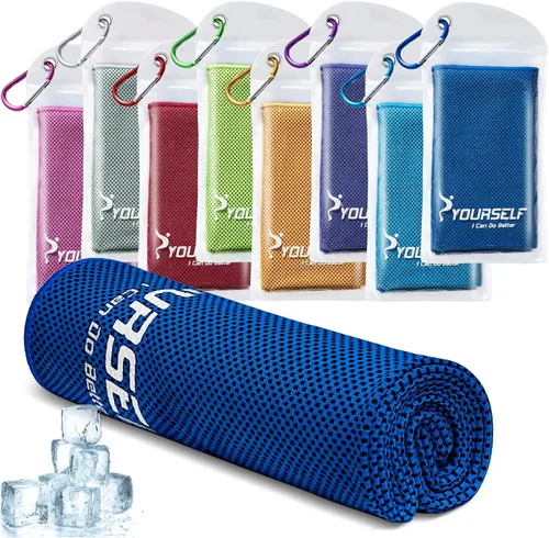 Vista 14 de Toalla refrigerante Syourself para un alivio instantáneo: toalla refrescante de 40 pulgadas x 12 pulgadas para jugar bolos o hacer ejercicio o yoga