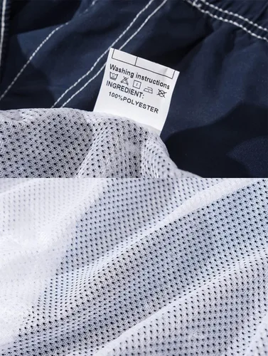 Vista 6 de FASKUNOIE Traje de baño para hombre de secado rápido de 5 y 9 pulgadas con forro de malla