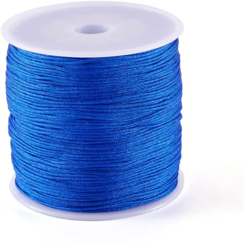Vista 41 de Cheriswelry 8 rollos de 49 yardas/rollo de 0.031 in de hilo de nailon para macramé, cordón de nudo chino para pulsera tejida personalizada