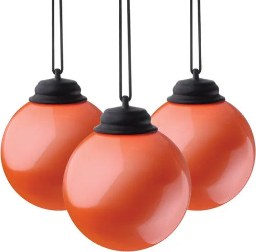 Vista 8 de Xodus Innovations WP400-3 - Luz de globo de verano de 5 pulgadas con encendido y apagado automático, paquete de 3, color blanco