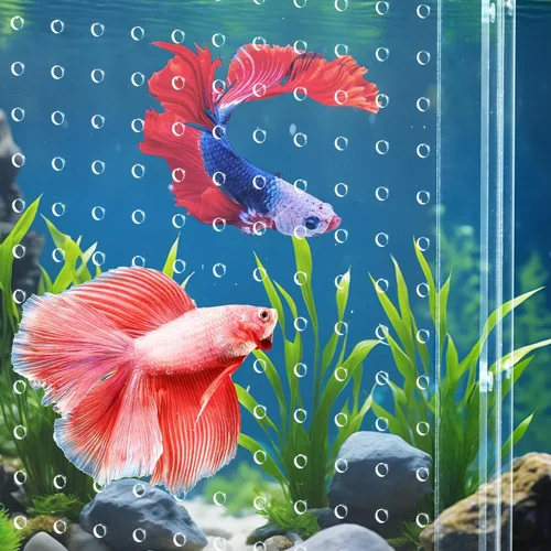 Vista 7 de Divisor de tanque de peces de acrílico, divisor para tanque de 10 galones, juego de separador de tanque de peces transparente con ventosas de ajuste