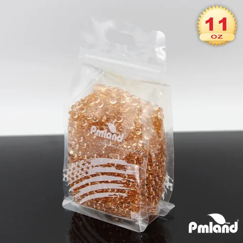Vista 6 de PMLAND 3500 cuentas acrílicas de oro rosa, rellenos de jarrones de mini