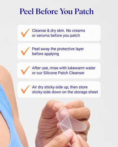 Vista 2 de Parches autodisolventes de Wrinkle Schminkles para arrugas en la cara
