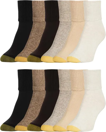 Vista 15 de GOLDTOE Calcetines clásicos para mujer, multipares