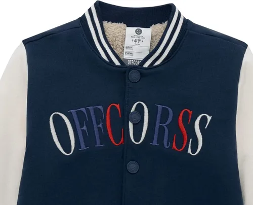 Vista 7 de OFFCORSS Chaqueta bomber unisex para niños y niñas (azul 6)