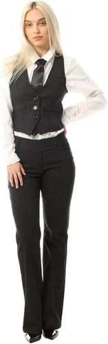 Vista 5 de Design by Olivia Pantalones de oficina de corte holgado para mujer