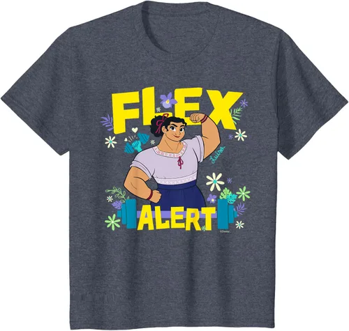 Vista 57 de Disney Encanto Luisa Madrigal Flex Alert Camiseta, Negro