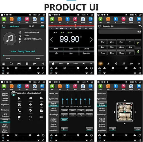 Vista 9 de 4G+64G Radio de Coche Android Estéreo Vertical para 2012 2013 2014 2015 2016 2017 2018 Ford Focus, CarPlay Inalámbrico Android Auto HD IPS Pantalla