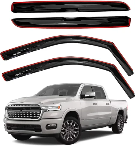 Vista 20 de AUXKO Protectores de lluvia para BMW X3 2018-2024 2025, 4 piezas de accesorios para viseras de ventilación de ventana, protector de lluvia con cinta