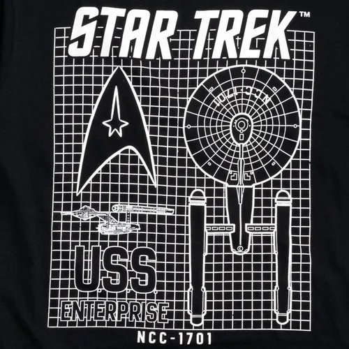 Vista 5 de STAR TREK Paquete de 2 camisetas para niños pequeños a adultos