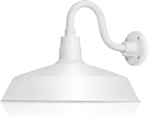 Vista 15 de 17 pulgadas. RLM Warehouse - Pantalla con brazo de cuello de cisne y bombilla Led A19 5000K de 9W