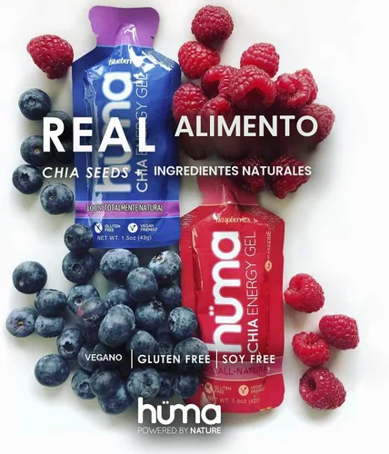 Vista 3 de Gel energético Huma Chia Energy Gel, 24 unidades, 1