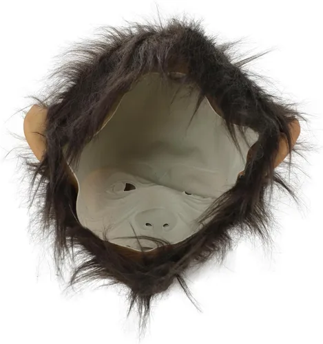Vista 3 de OhMill Máscara de hombre lobo, cabeza de lobo, disfraz de rey león peludo