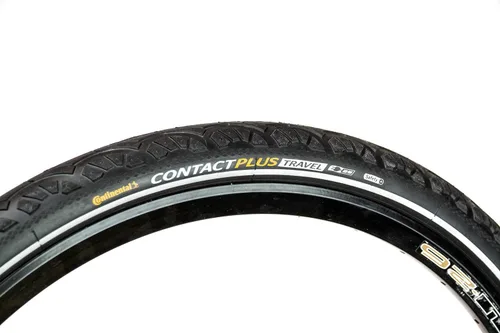 Vista 3 de Continental Contact Plus Travel Bike Tire - E-Bike Rated, SafetyPlus Puncture Protection, All Terrain Bicycle Tire (26'', 28'')