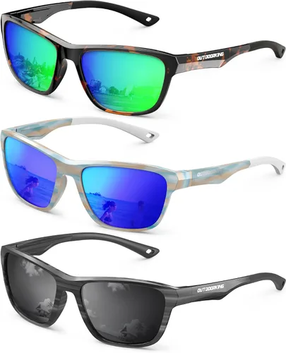 Vista 10 de KALIYADI Gafas de sol polarizadas para hombre y mujer: gafas de sol con UV400 para conducir, correr, ciclismo