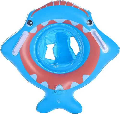 Vista 7 de Flotador de natación para bebé,Anillo inflable de natación para bebés con asiento para bebé/niño,Anillo de flotador de cintura para niños