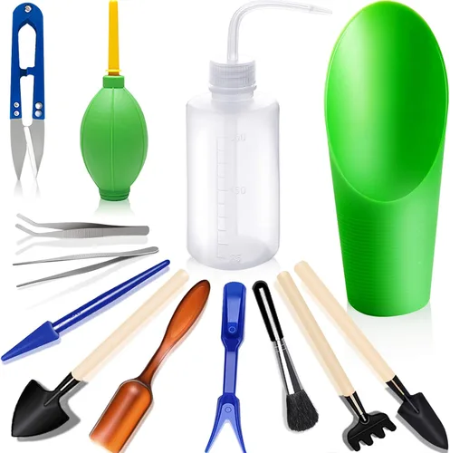 Vista 12 de godehone Succulent Care Tools Set 5 PCS, Indoor Plant Accessories for Gardening Lovers Gifts