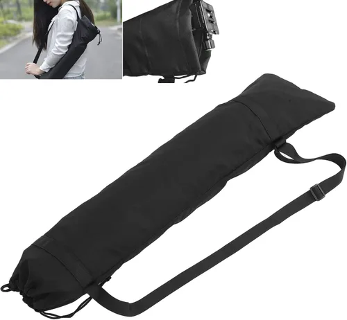 Vista 4 de Bolsa de transporte para trípode de 31 pulgadas, bolsa de trípode de 31.5 in con correa para el hombro, bolsa de trípode larga de nailon para luces